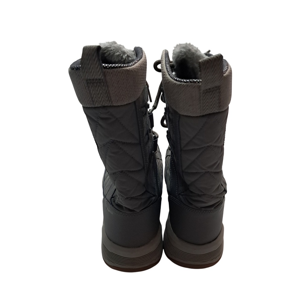Columbia Meadows Snow Boots 9 Grey Omni-Heat Mid Calf Winter Waterproof Lace Up - Picture 3 of 11